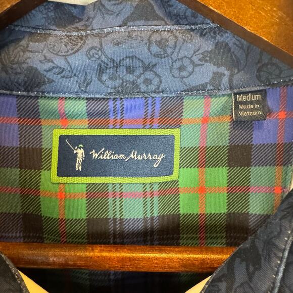 William Murray Men’s M Golf Polo Shirt Margarita Girl Print Stretch Performance - Picture 2 of 13